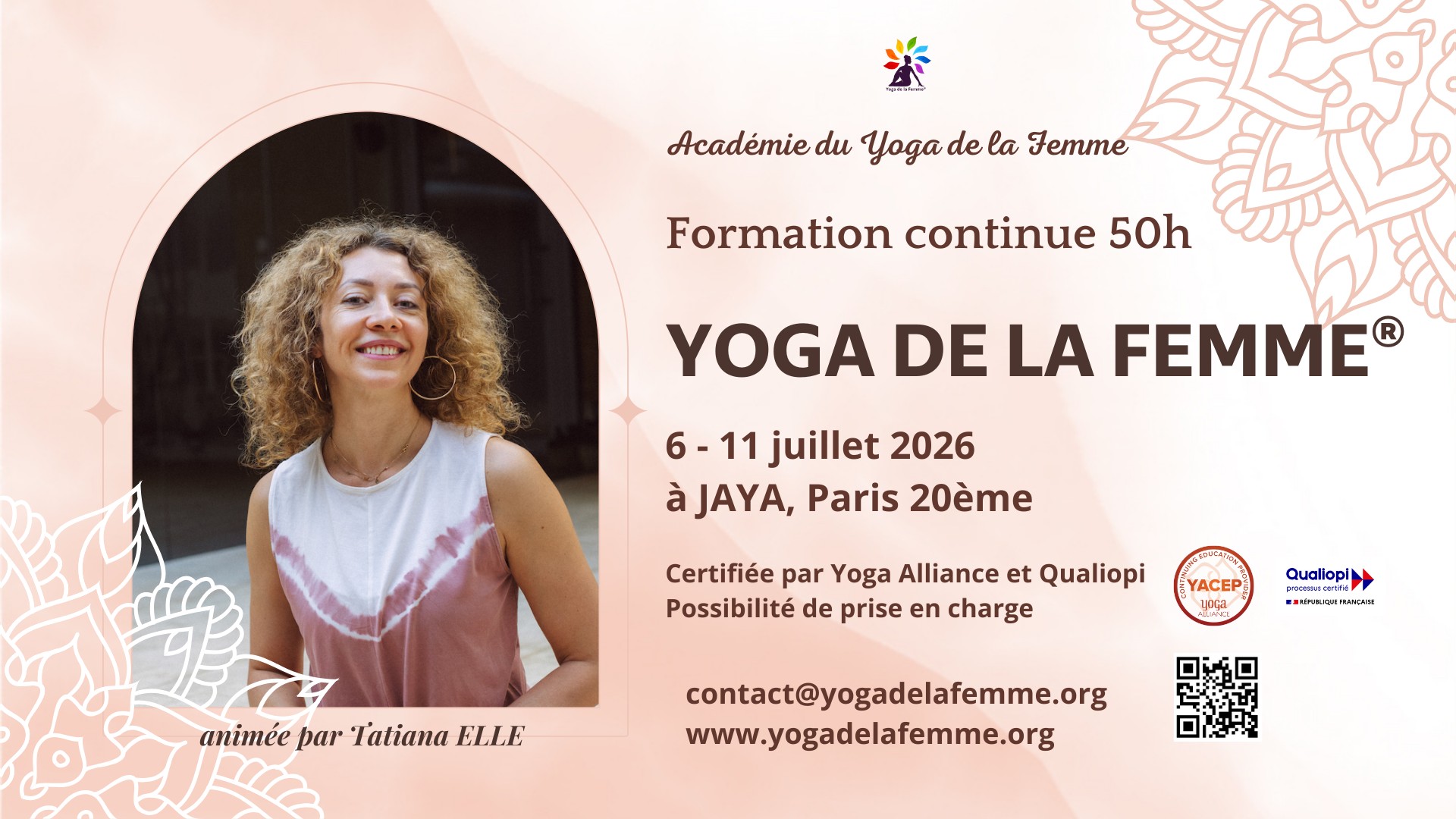 Yoga de la Femme - Tatiana Elle Facebook ad