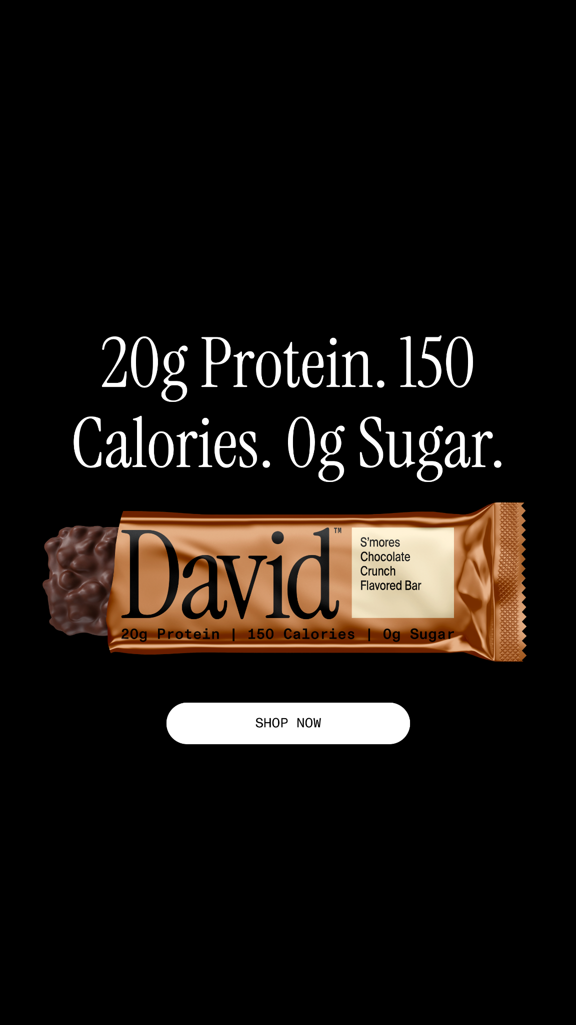 David Protein Facebook ad