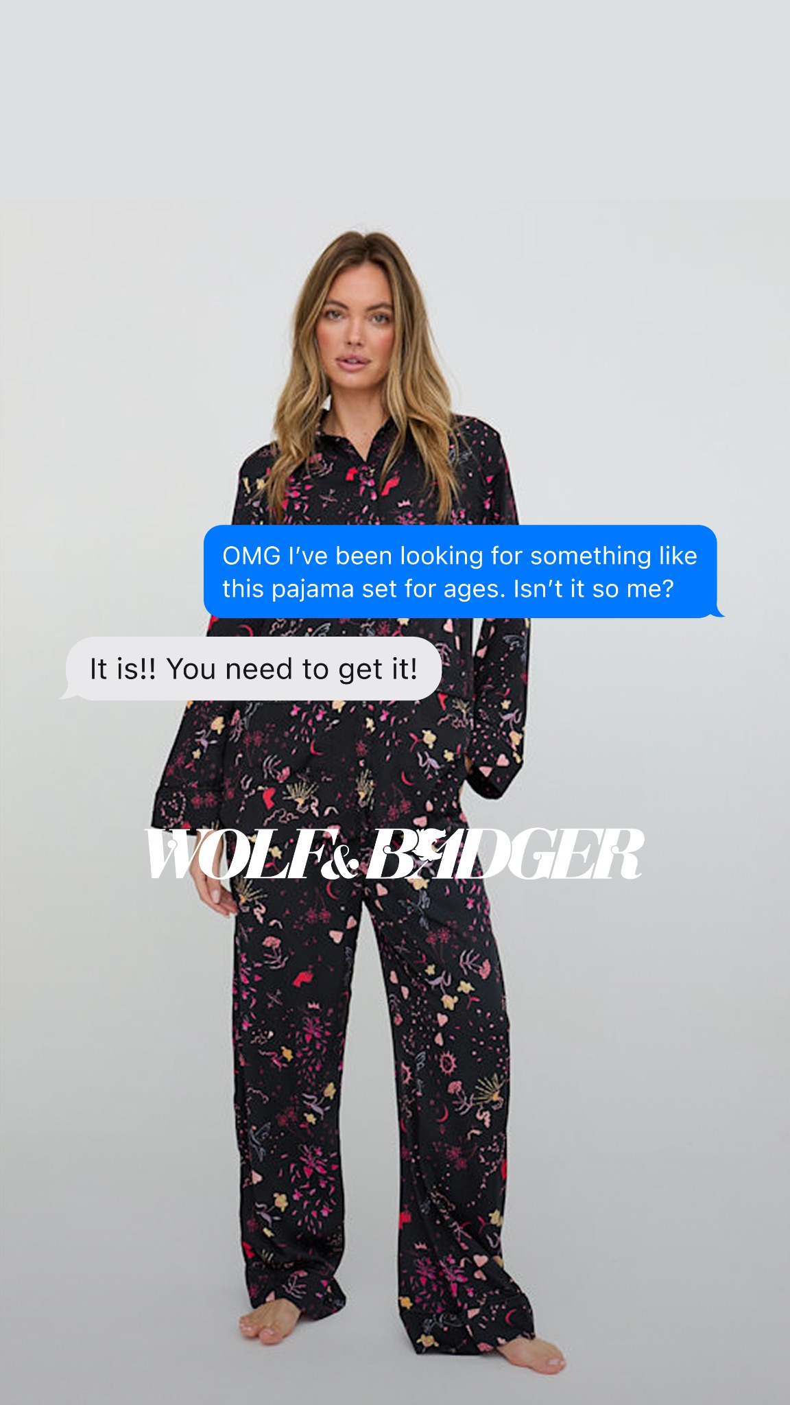 Wolf & Badger Facebook ad