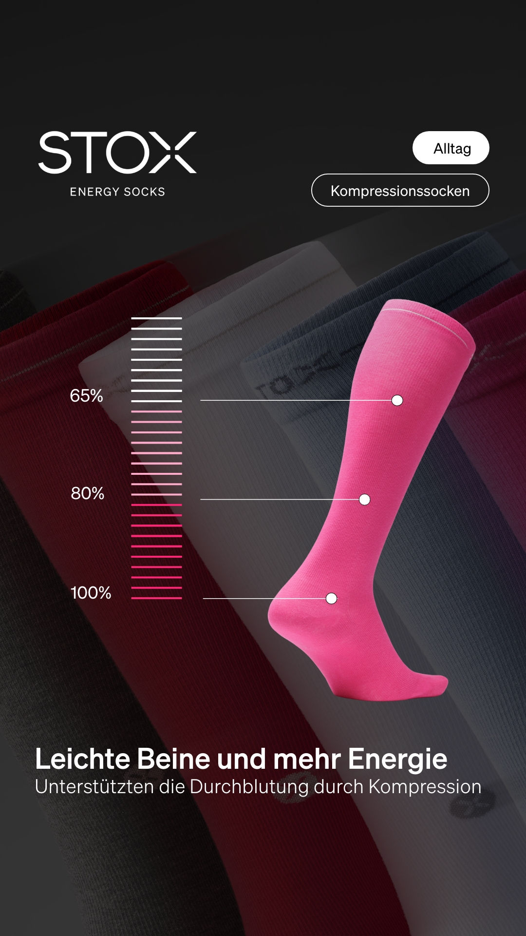 STOX Energy Socks Facebook ad