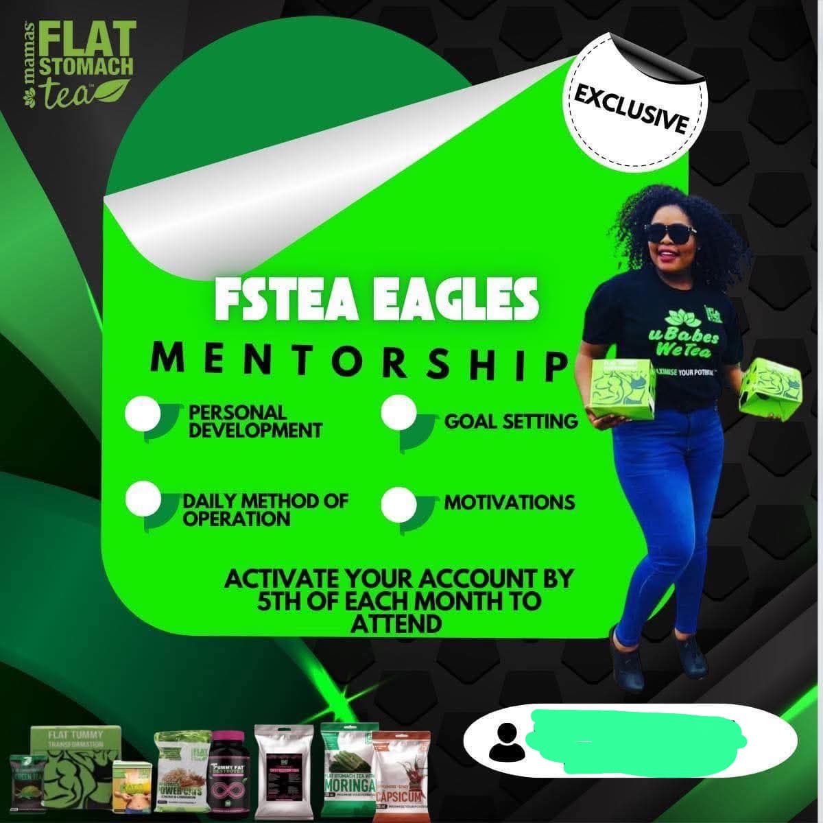 Bonang Tswidi Facebook ad: Our Ambassador Cynthia Kgatla is hosting an exclusive…