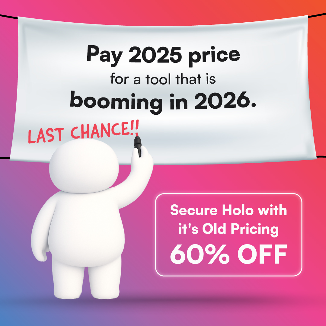 Holo Facebook ad