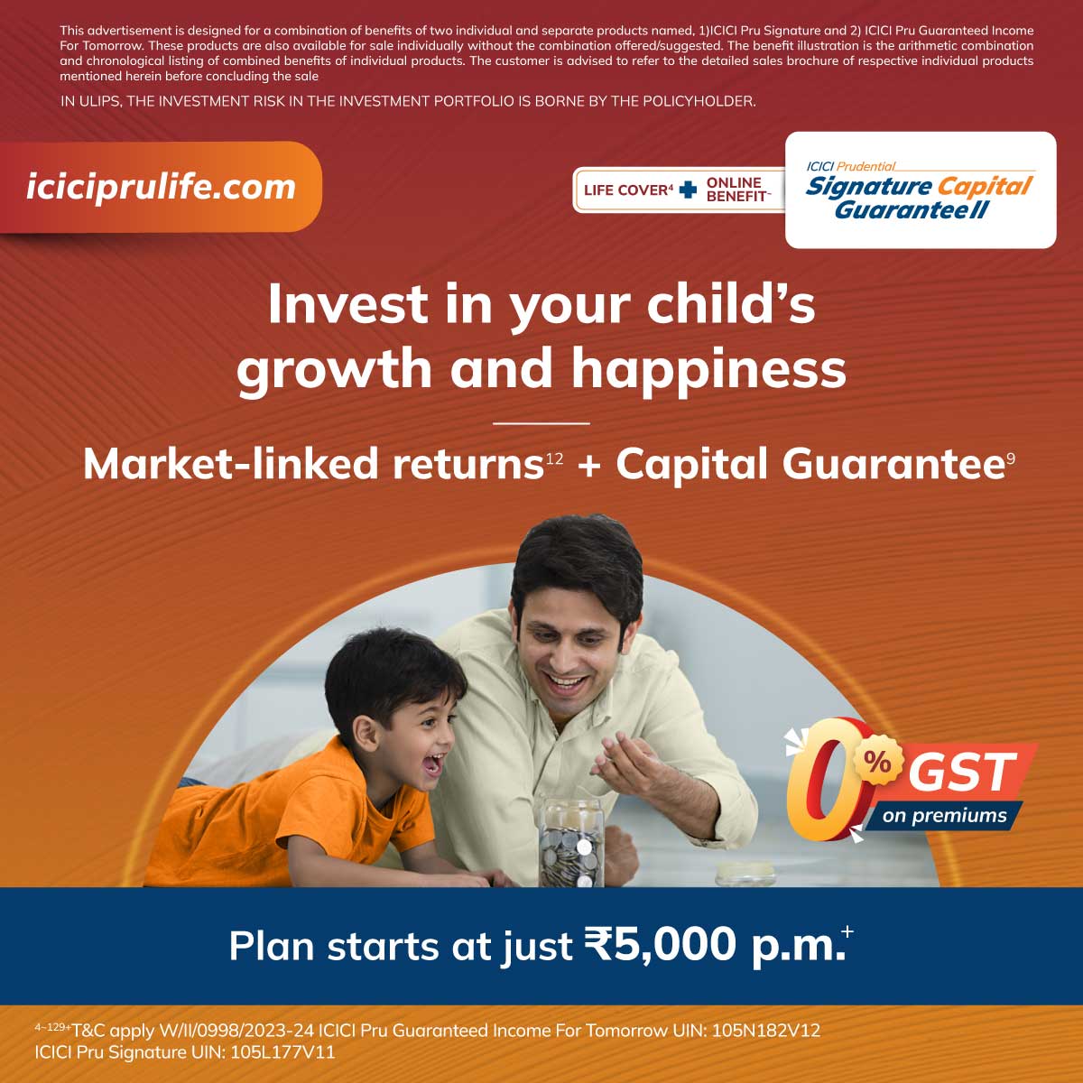 ICICI Prudential Life Insurance Facebook ad