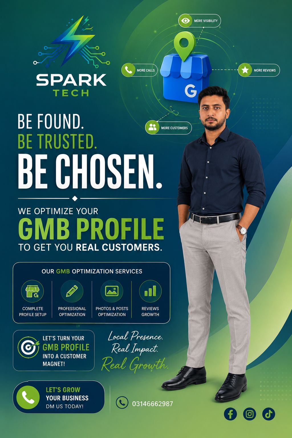 Ubexa Digital Facebook ad: Grow Your Business with Google My Business