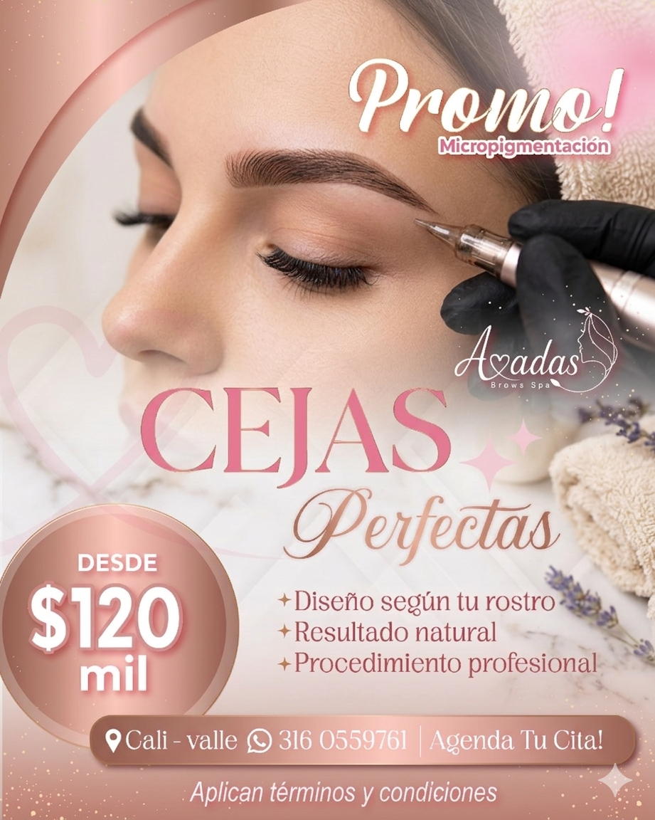 Amadas Brows Spa Facebook ad