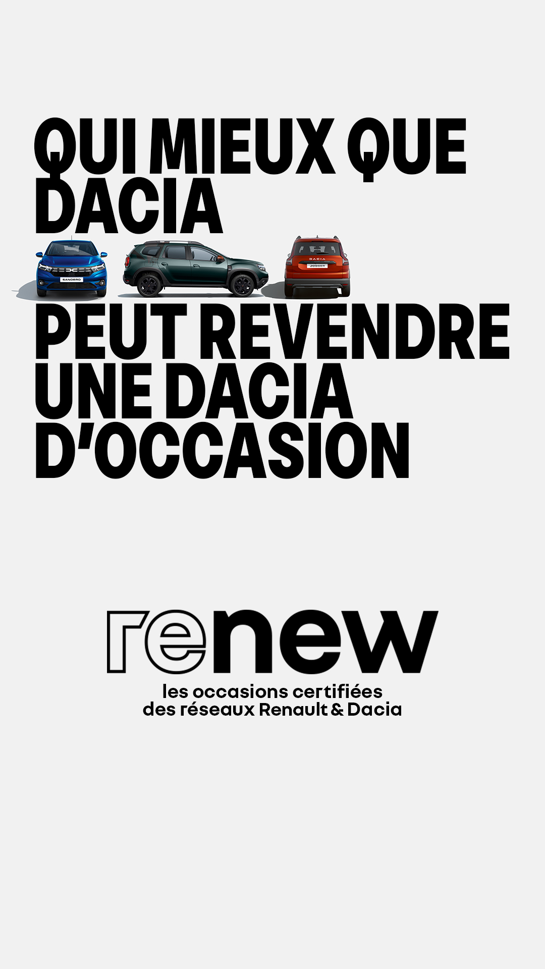 Dacia Facebook ad from May 11, 2026