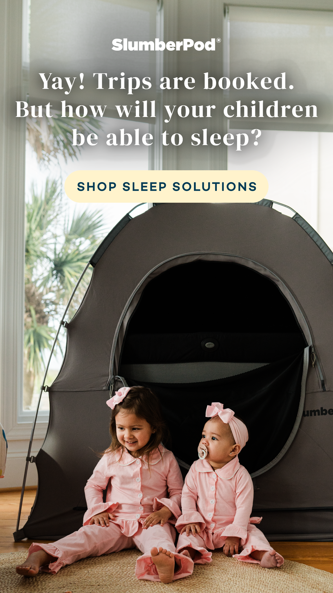 SlumberPod Facebook ad