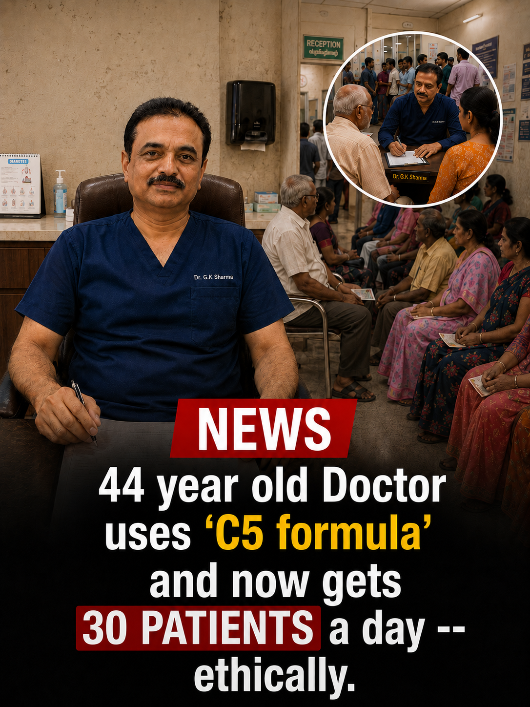 Hook Examples Facebook ad: Get Patients from Reels