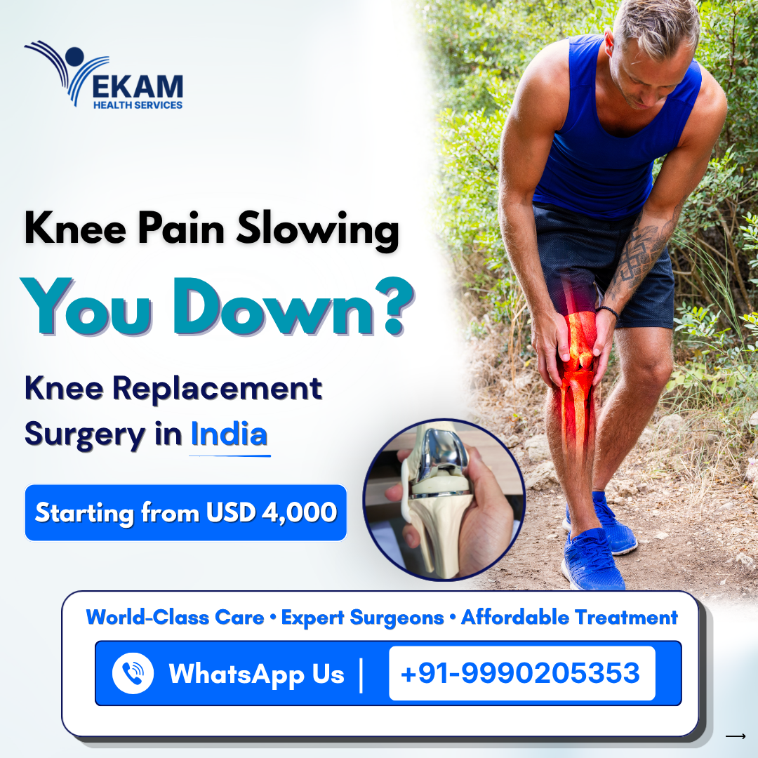 Ekam Facebook ad: Knee or joint pain holding you back?