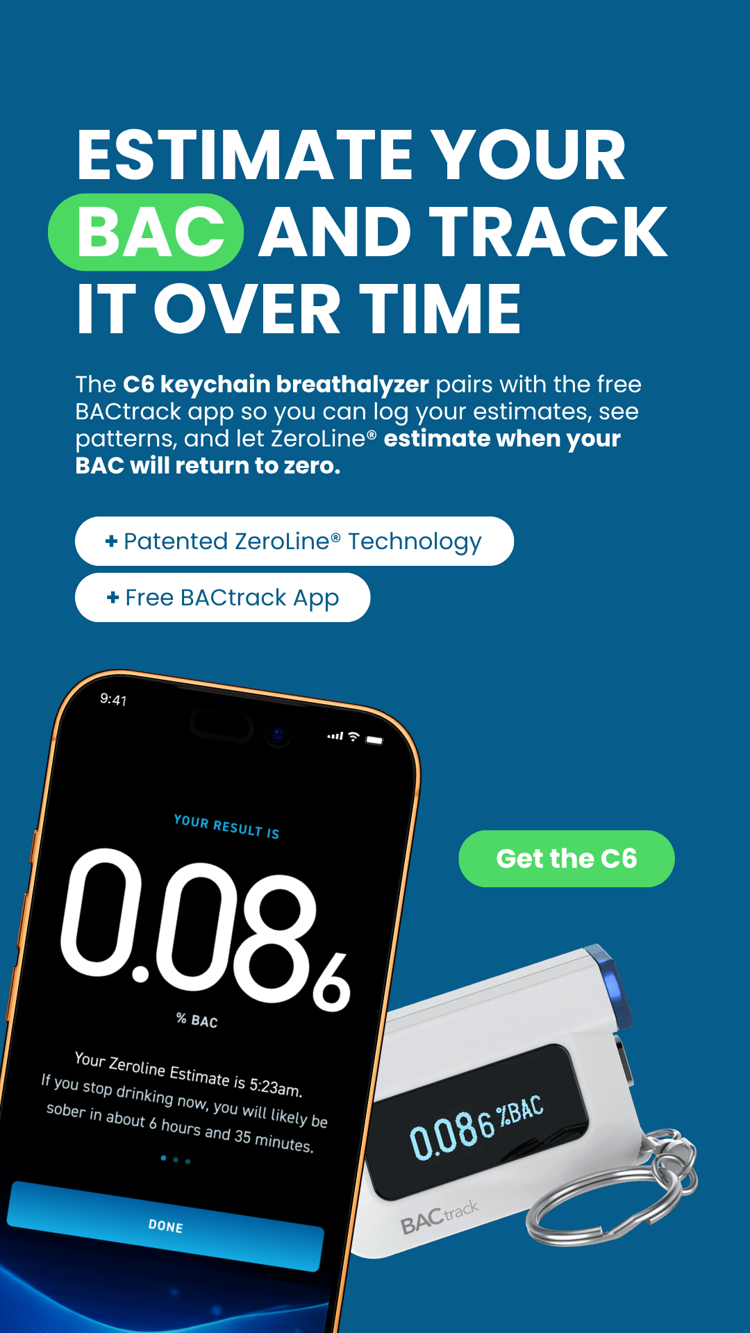 BACtrack Facebook ad