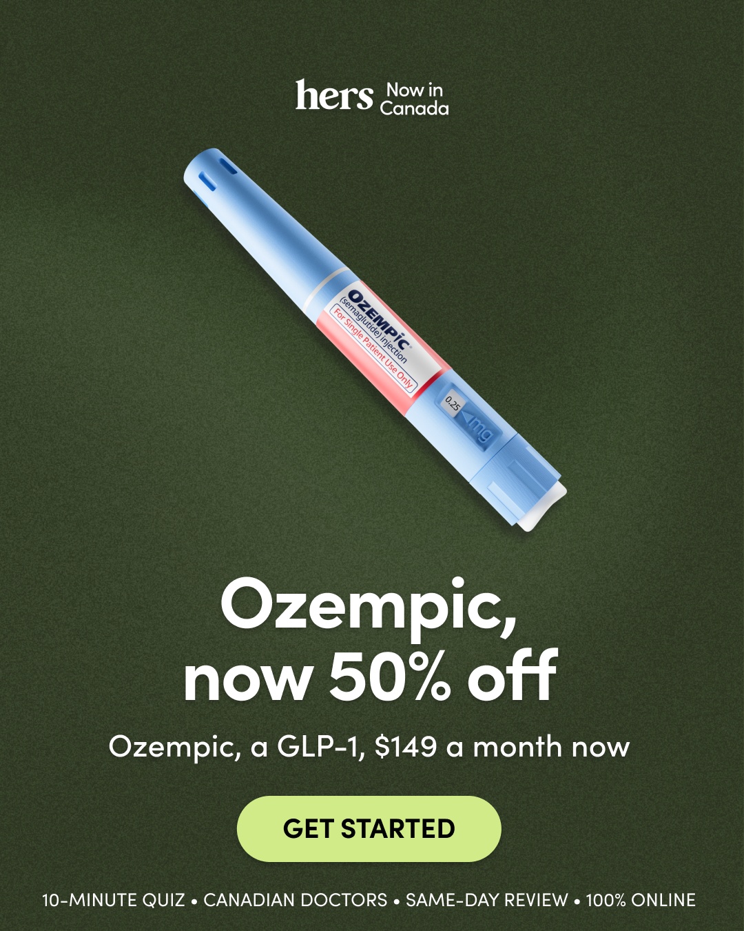 Hers Facebook ad