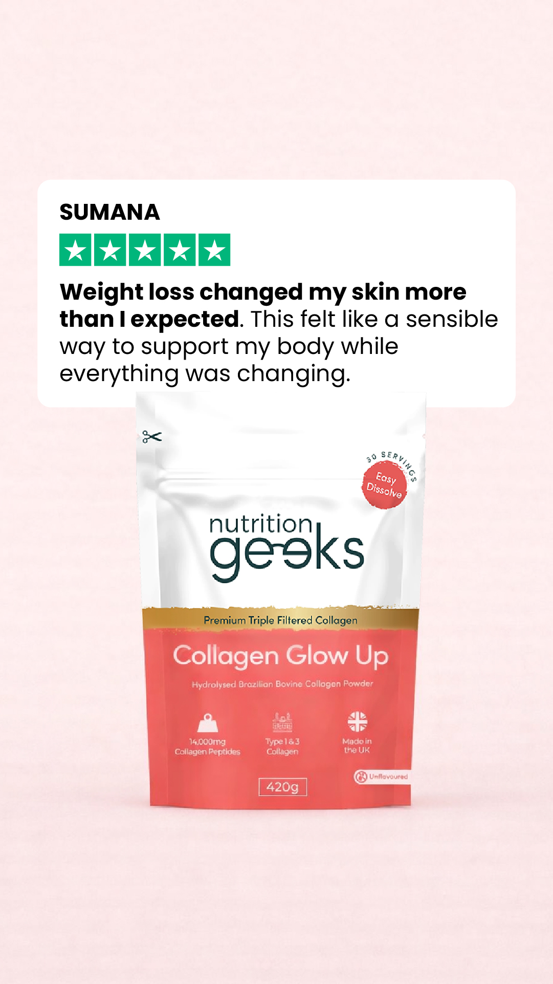 Radiant Over 40 Facebook ad