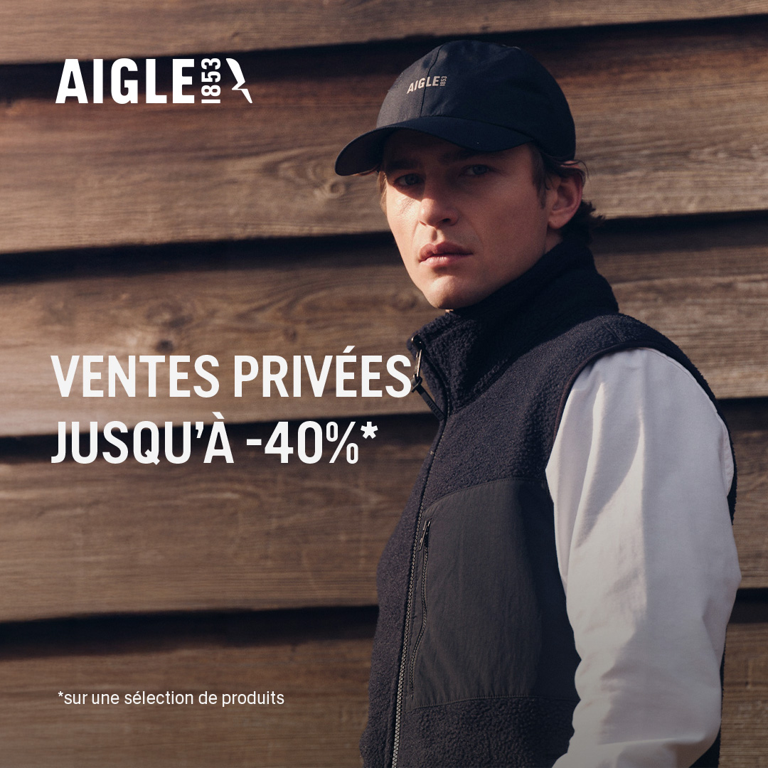 Aigle Facebook ad: Ventes Privées