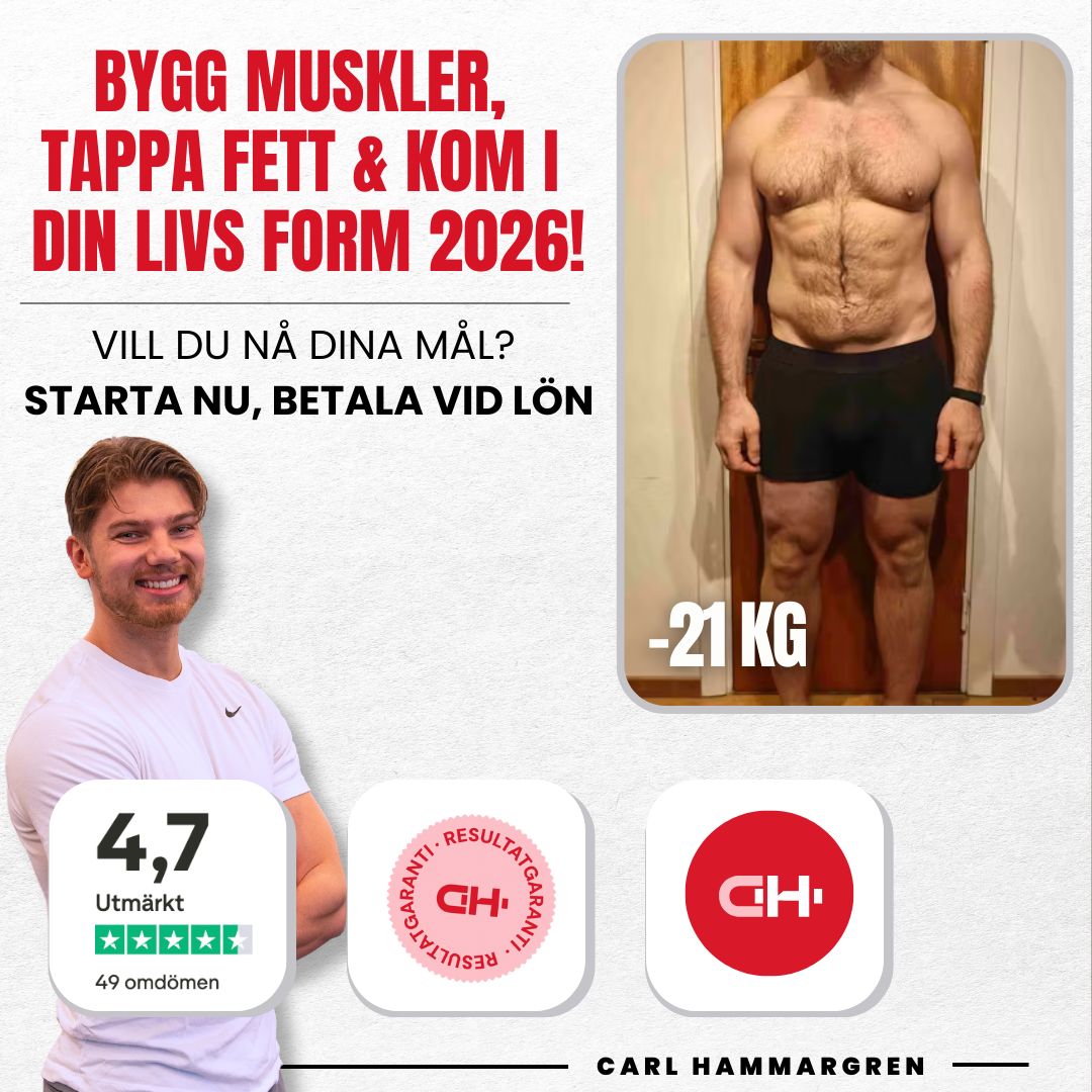 Carl Hammargren Online Coach Facebook ad