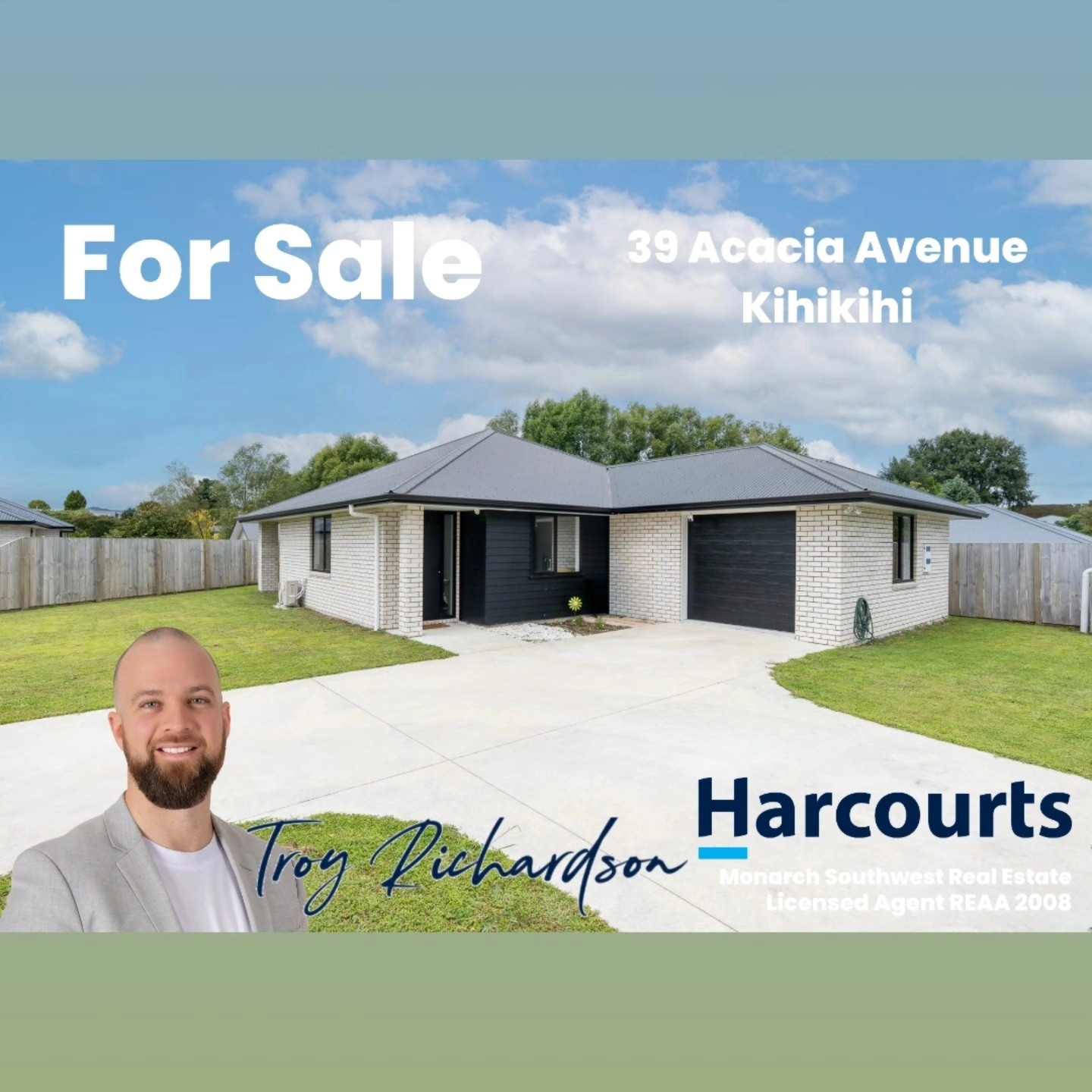 Troy Richardson - Harcourts Facebook ad: For Sale By Negotiation: 39 Acacia Avenue Kihikihi