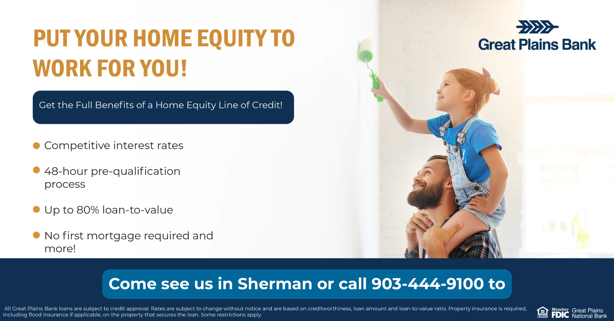 Great Plains Bank Facebook ad from Feb 26, 2026