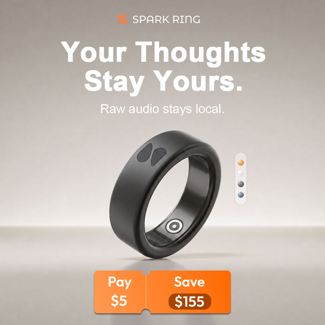 Spark Ring Facebook ad: Spark Ring Early-Bird VIP Deposit, Only 500 Spots