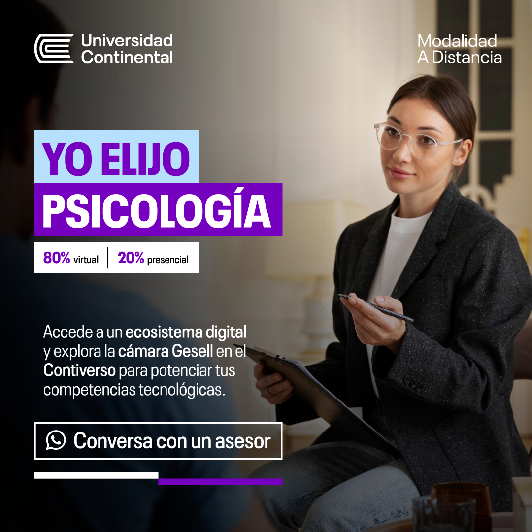 Universidad Continental Pregrado a Distancia Facebook ad