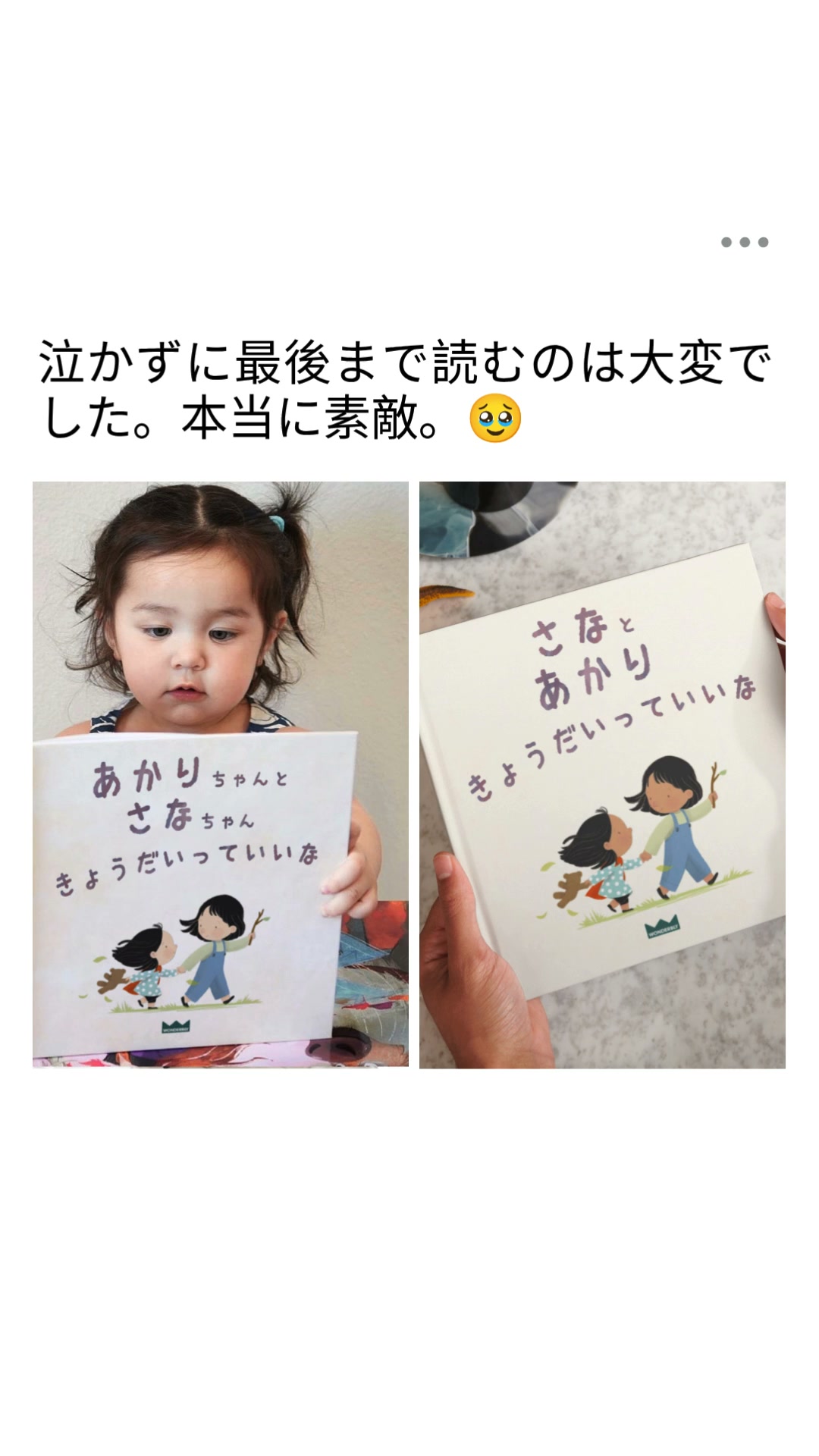 Wonderbly Facebook ad: きょうだいの絵本を作る