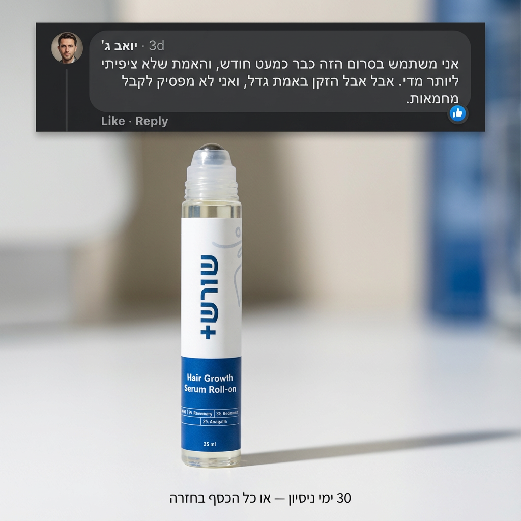 שורש פלוס+ Facebook ad