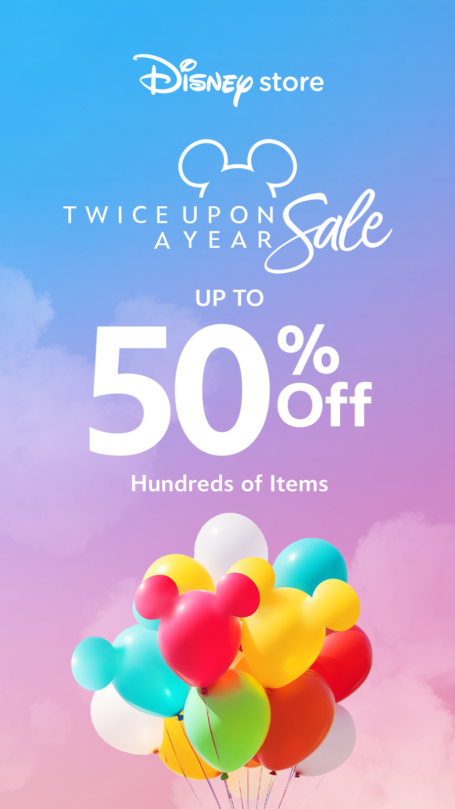 Disney Store Facebook ad