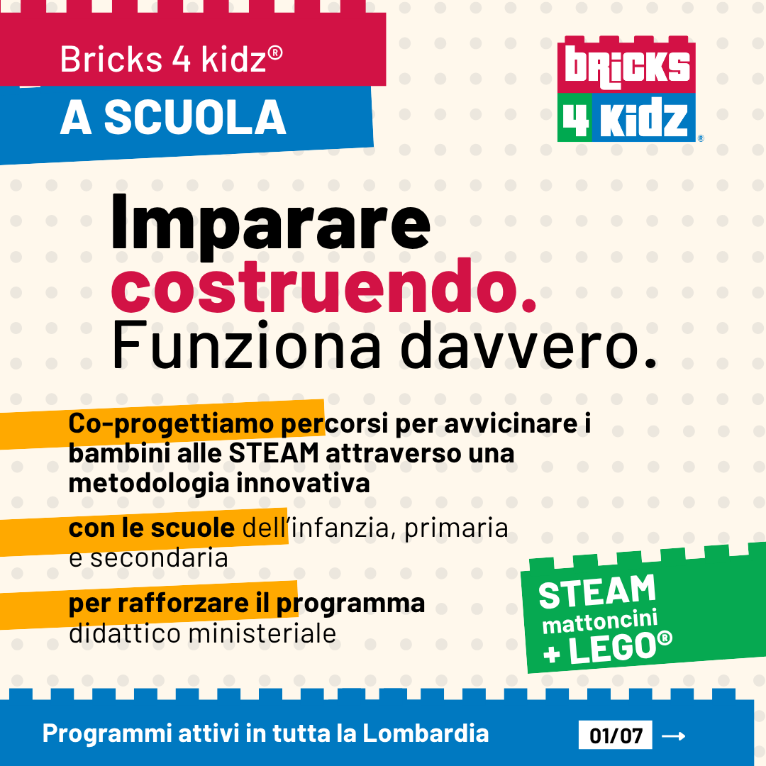 Bricks 4 Kidz - Milano Facebook ad