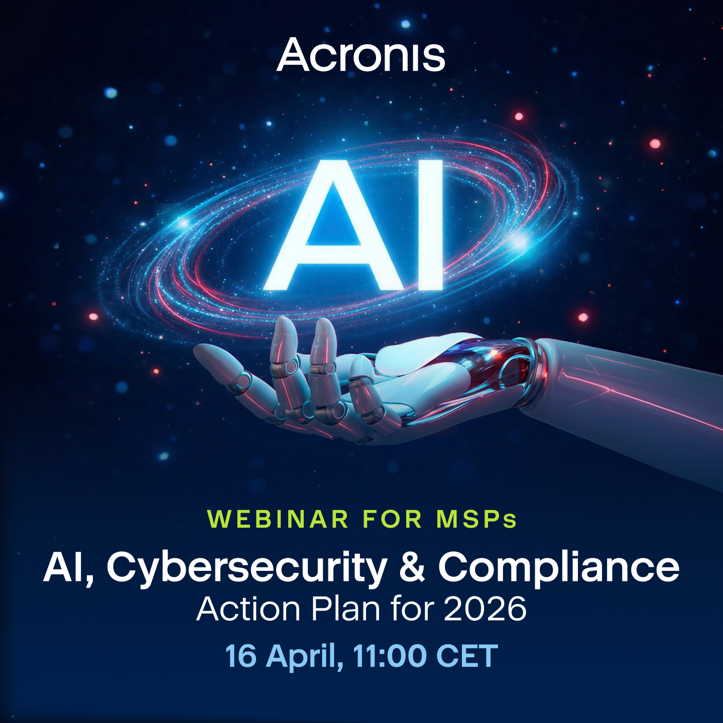 Acronis Facebook ad