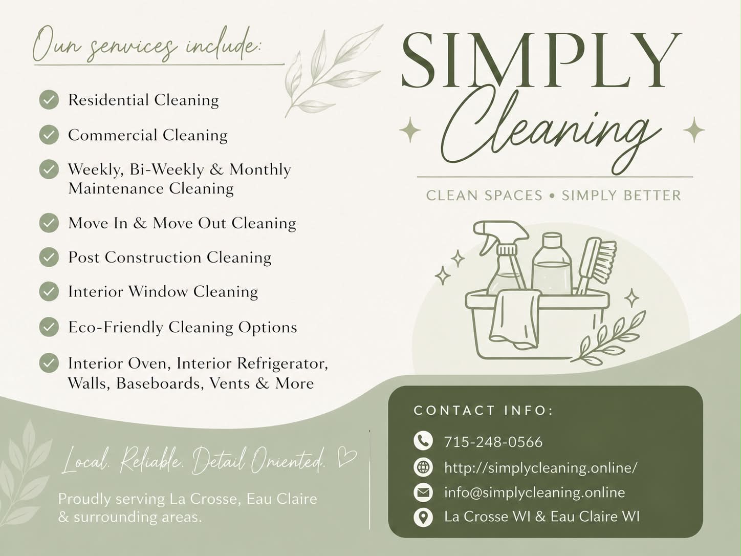 Simply Cleaning Facebook ad