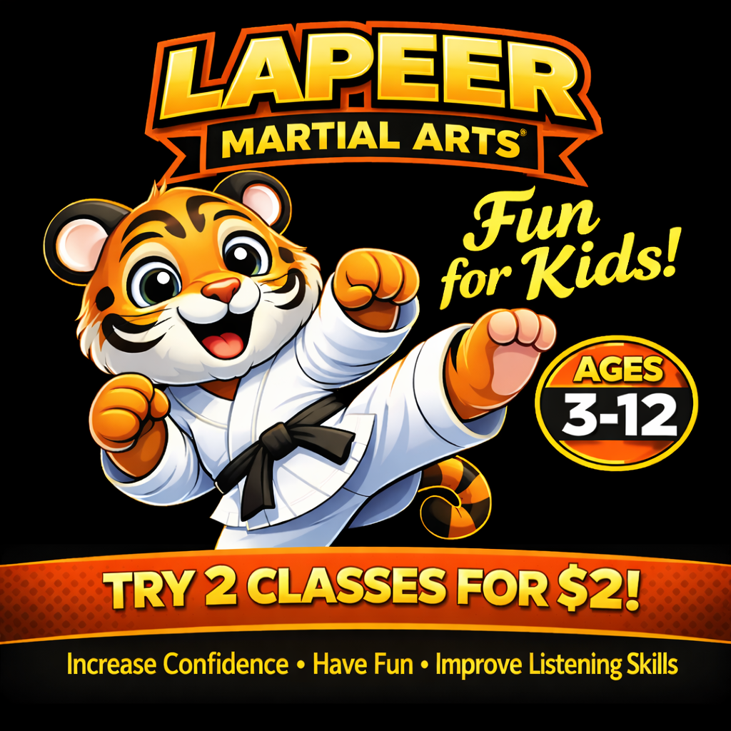 Cosens Martial Arts Lapeer Facebook ad