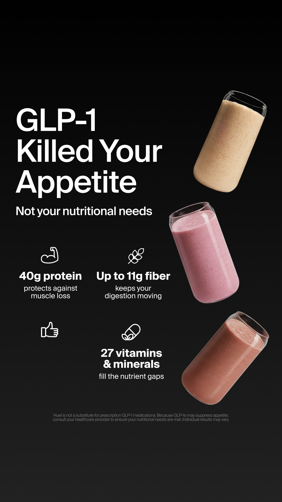 Huel Facebook ad