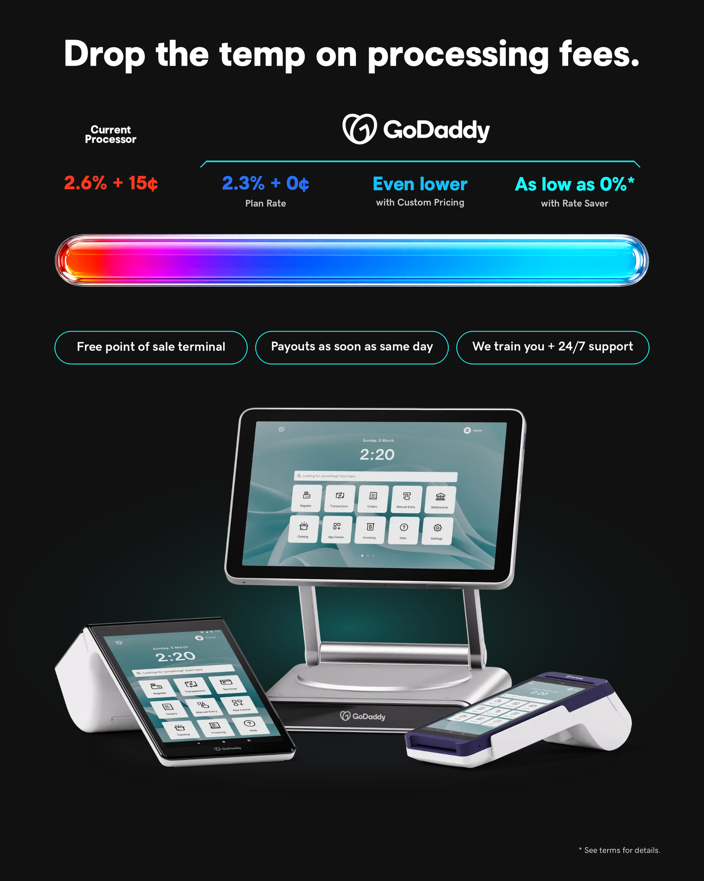 GoDaddy Facebook ad