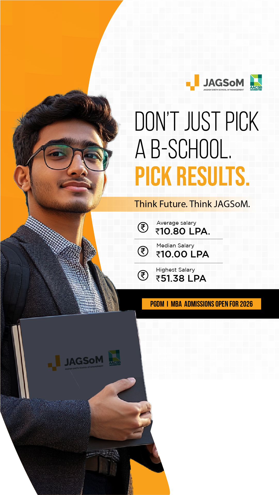 JAGSoM - Jagdish Sheth School of Management Facebook ad from Apr 17, 2026