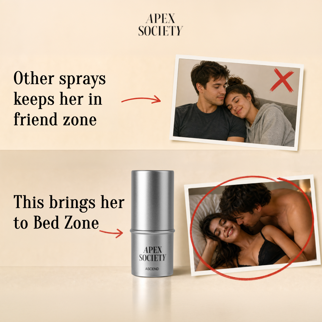 Apex Society - Solid Cologne Stick Facebook ad: The Scent That Makes Her Lean In