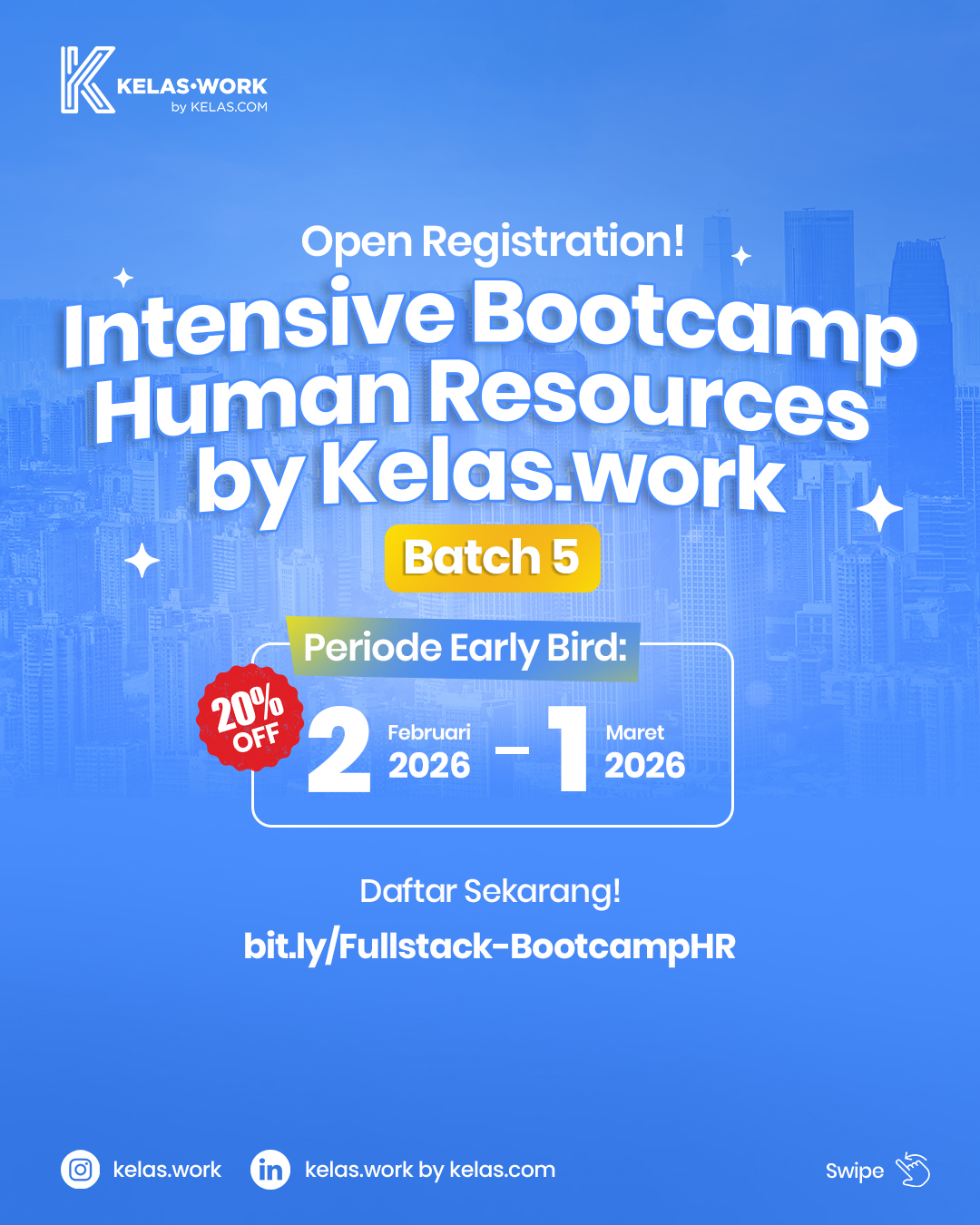 Kelas.Work Facebook ad