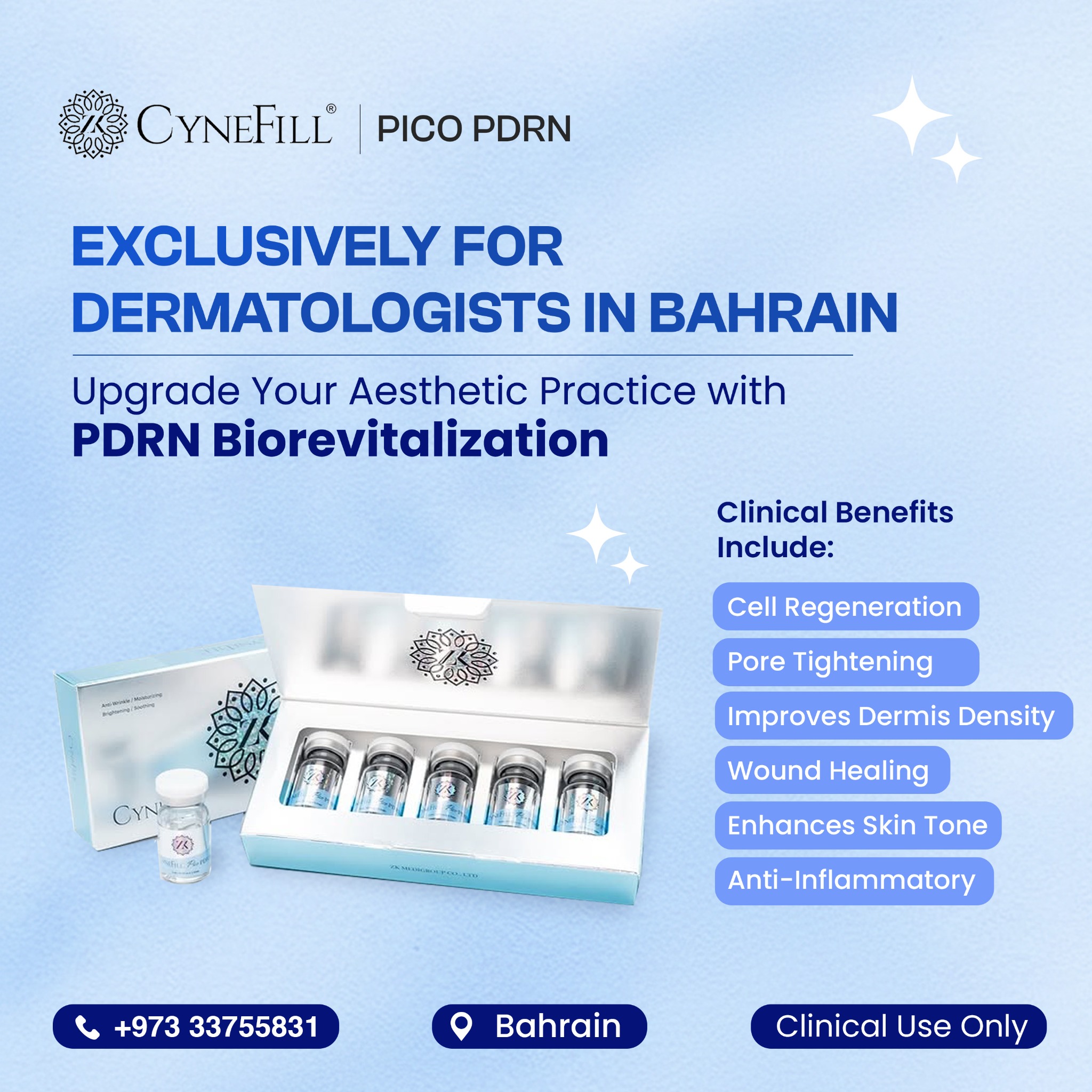 CyneFill Facebook ad: Offer Advanced Skin Regeneration in Your Dermatology Clinic