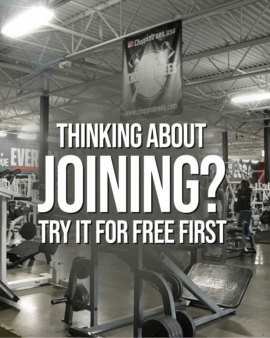 American Muscle Factory Facebook ad: Experience the gym that takes you seriously …