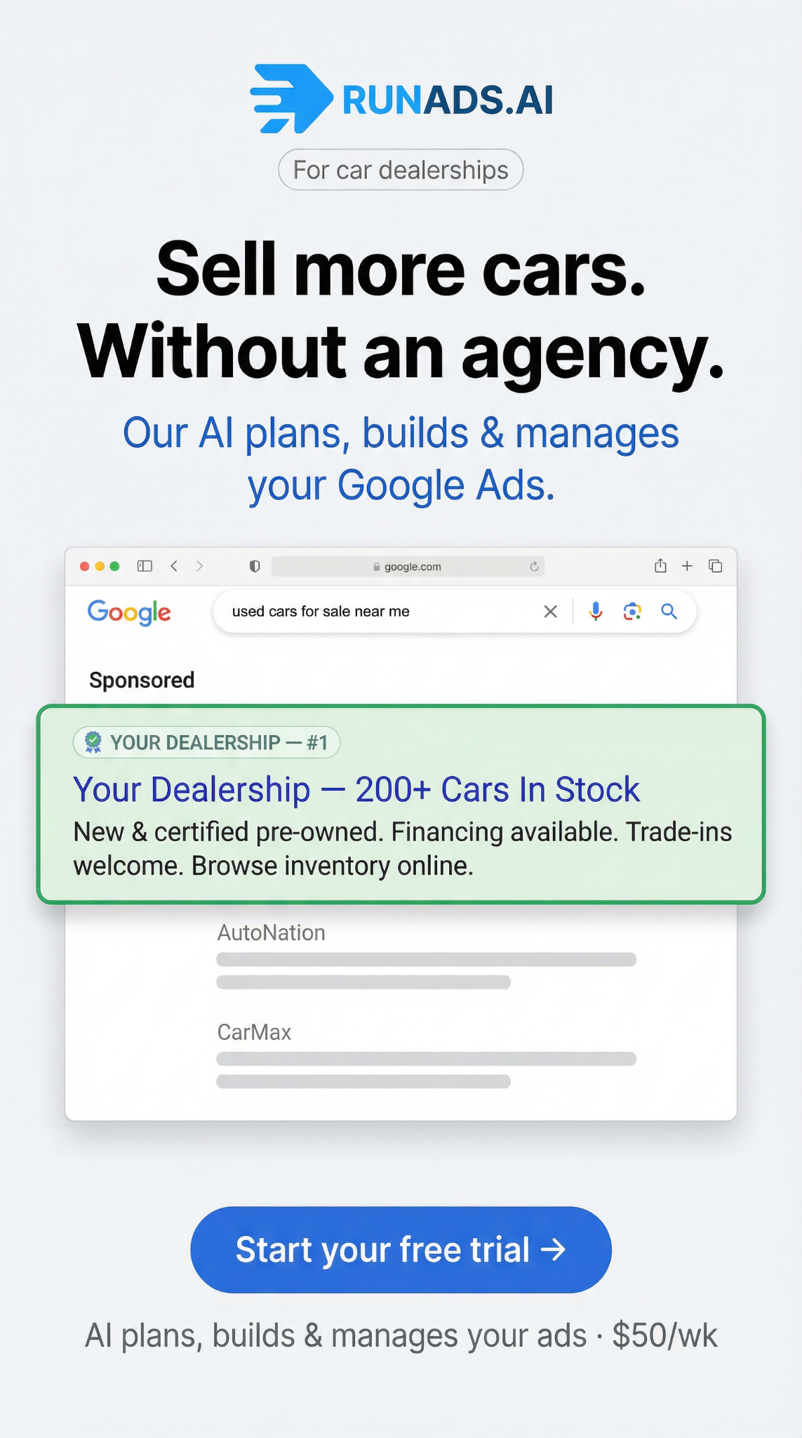 DTCMA Facebook ad