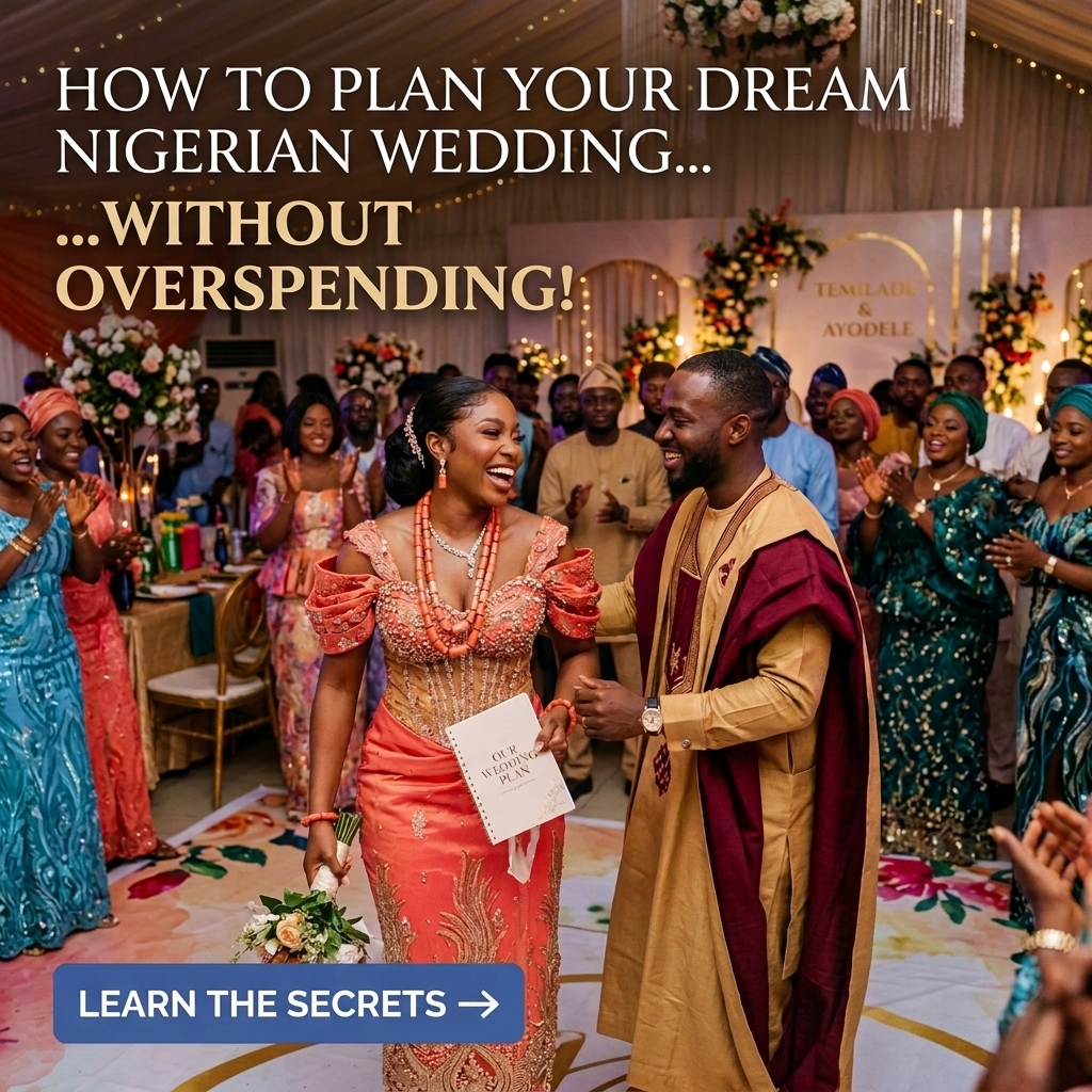 Digital Blueprint HQ Facebook ad: Before You Spend Another Naira on Your Wedding, Read This