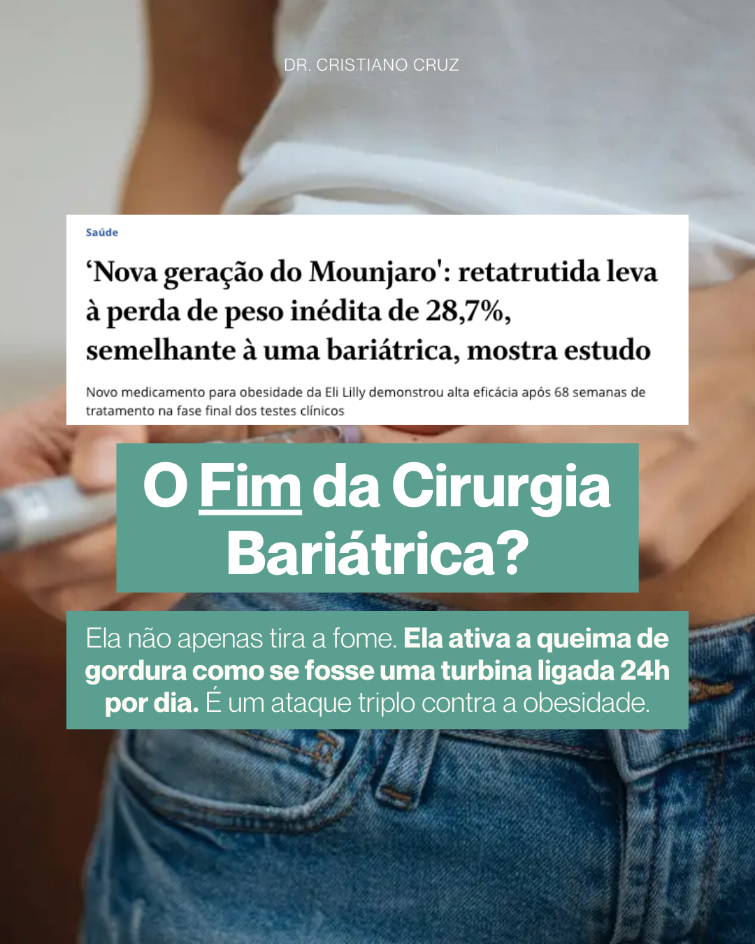 Dr Cristiano Cruz Facebook ad: Os dados da Fase 3 acabaram de sair…