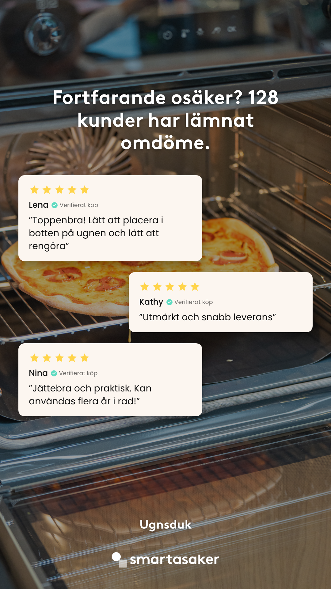 SmartaSaker Facebook ad: Rengöring på 30 sekunder