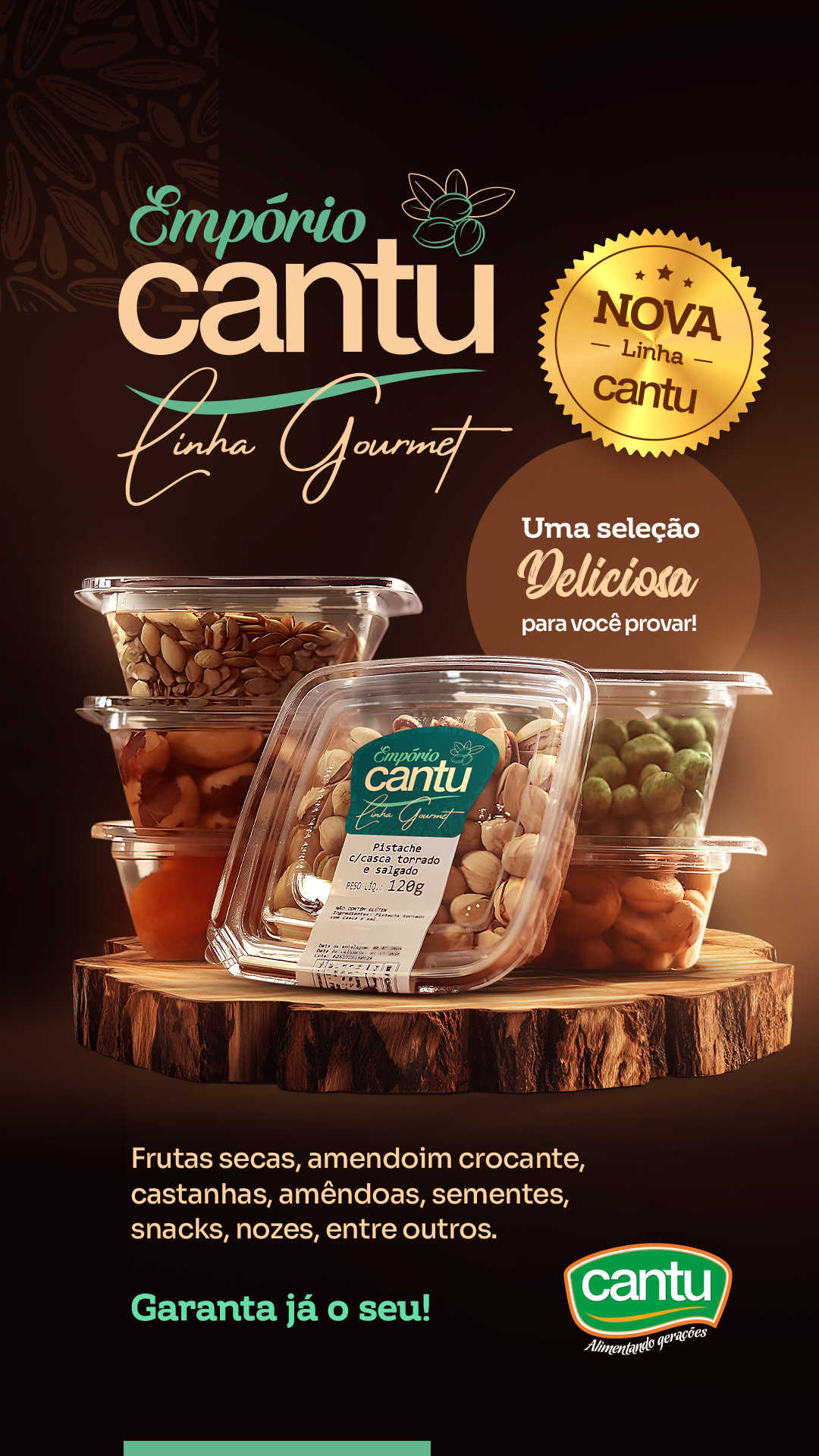 Cantu Alimentando Gerações Facebook ad from Aug 28, 2024