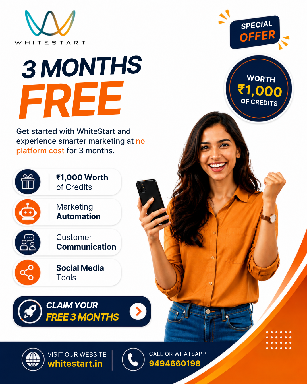 WhiteStart Facebook ad