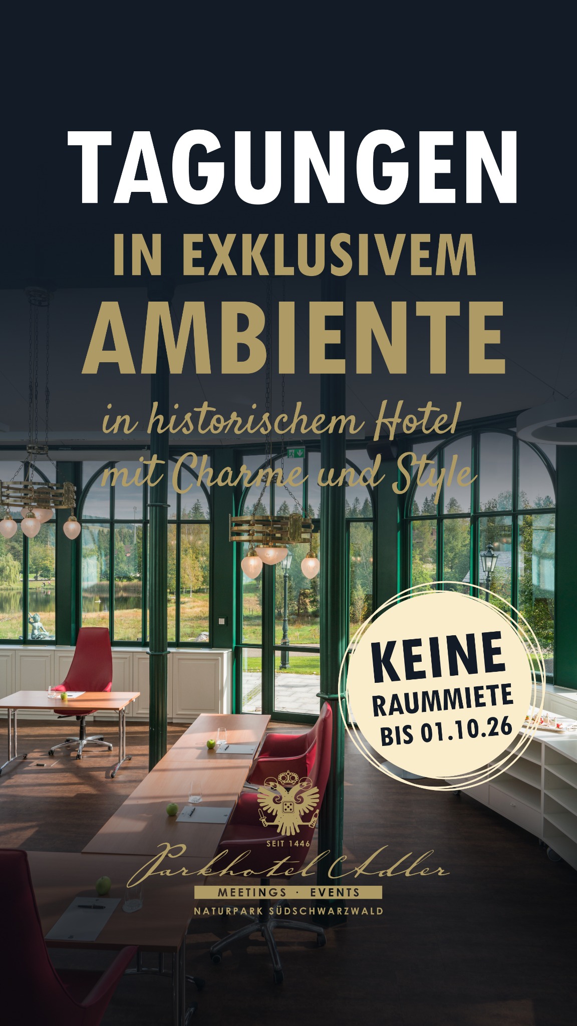 Parkhotel Adler Hinterzarten Facebook ad from May 4, 2026