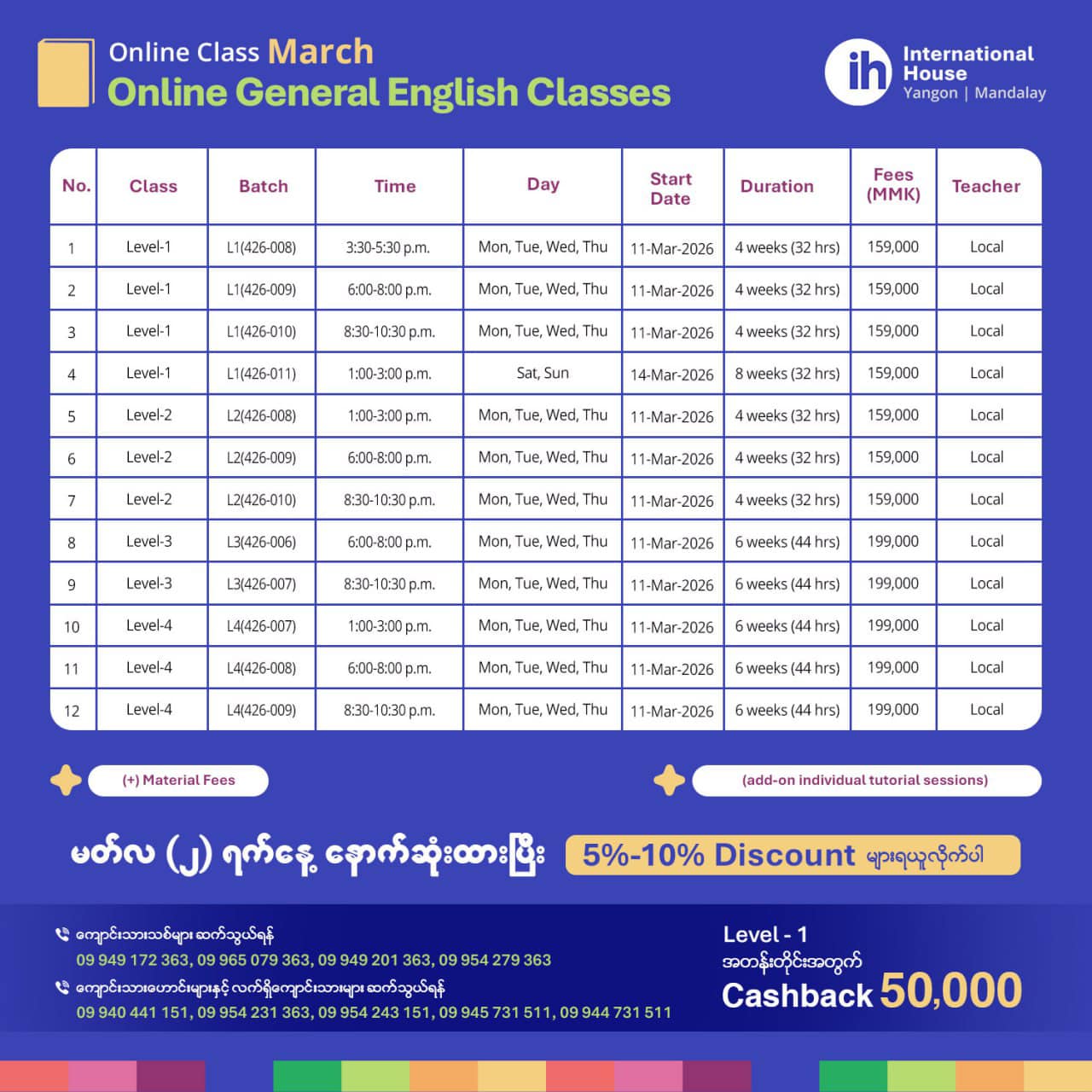 IH Yangon-Mandalay Facebook ad
