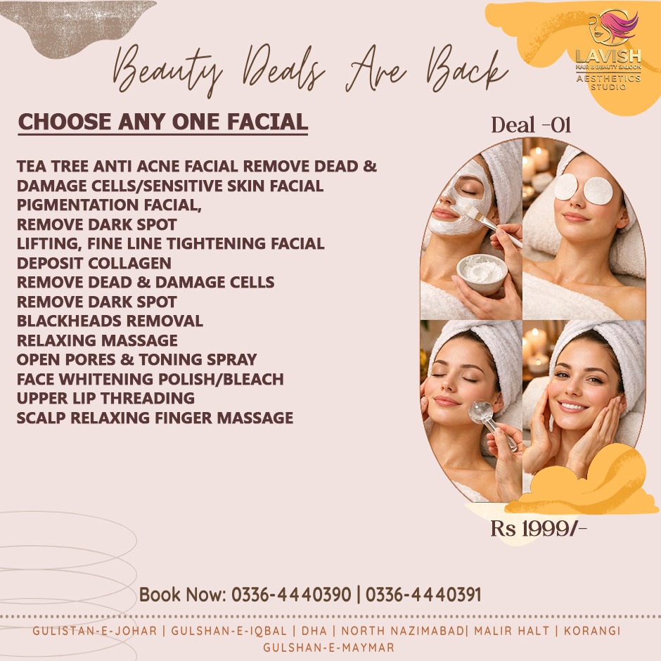 Lavish Hair & Beauty Salon Facebook ad