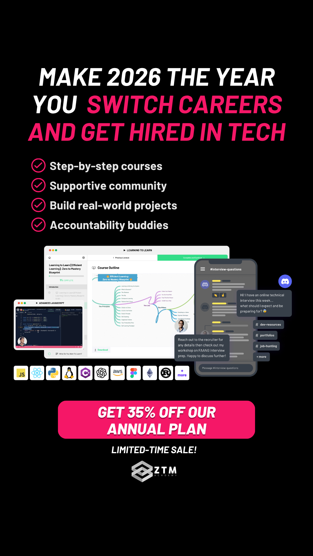 Zero To Mastery Facebook ad