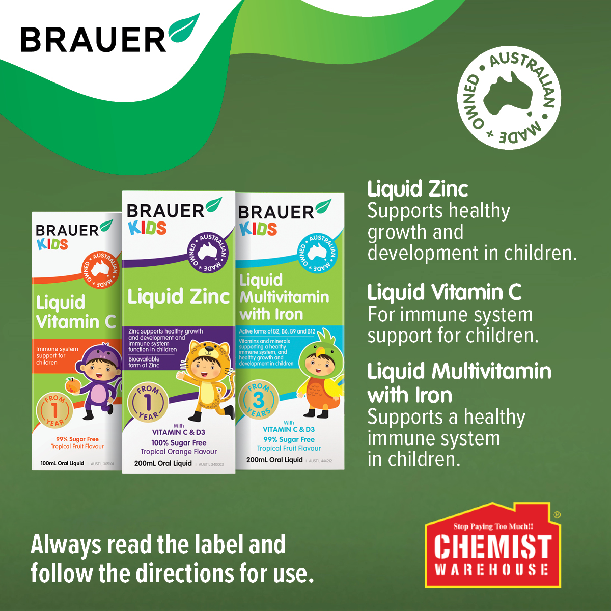 Chemist Warehouse Facebook ad