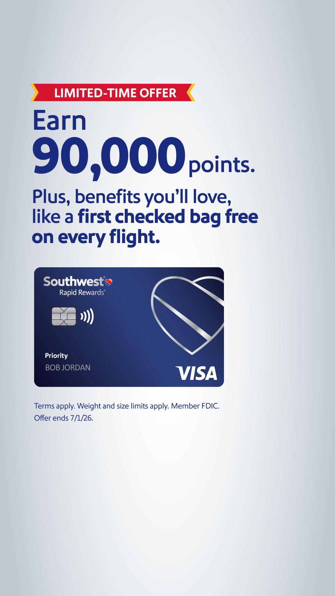 Chase Facebook ad