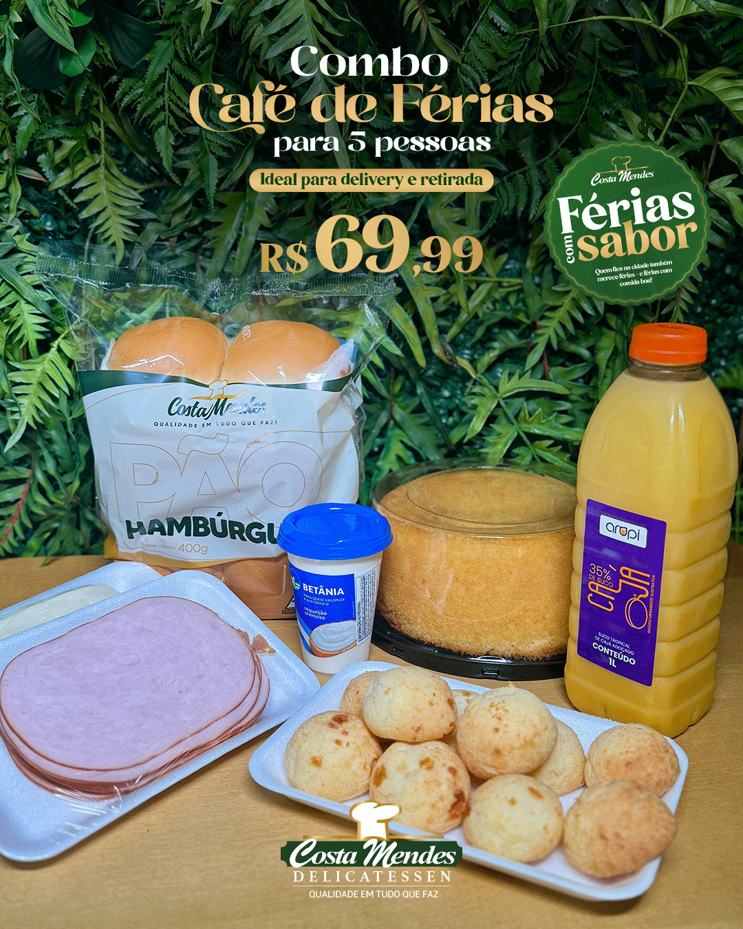 Padaria Costa Mendes Facebook ad: Nada melhor do que começar o dia com…