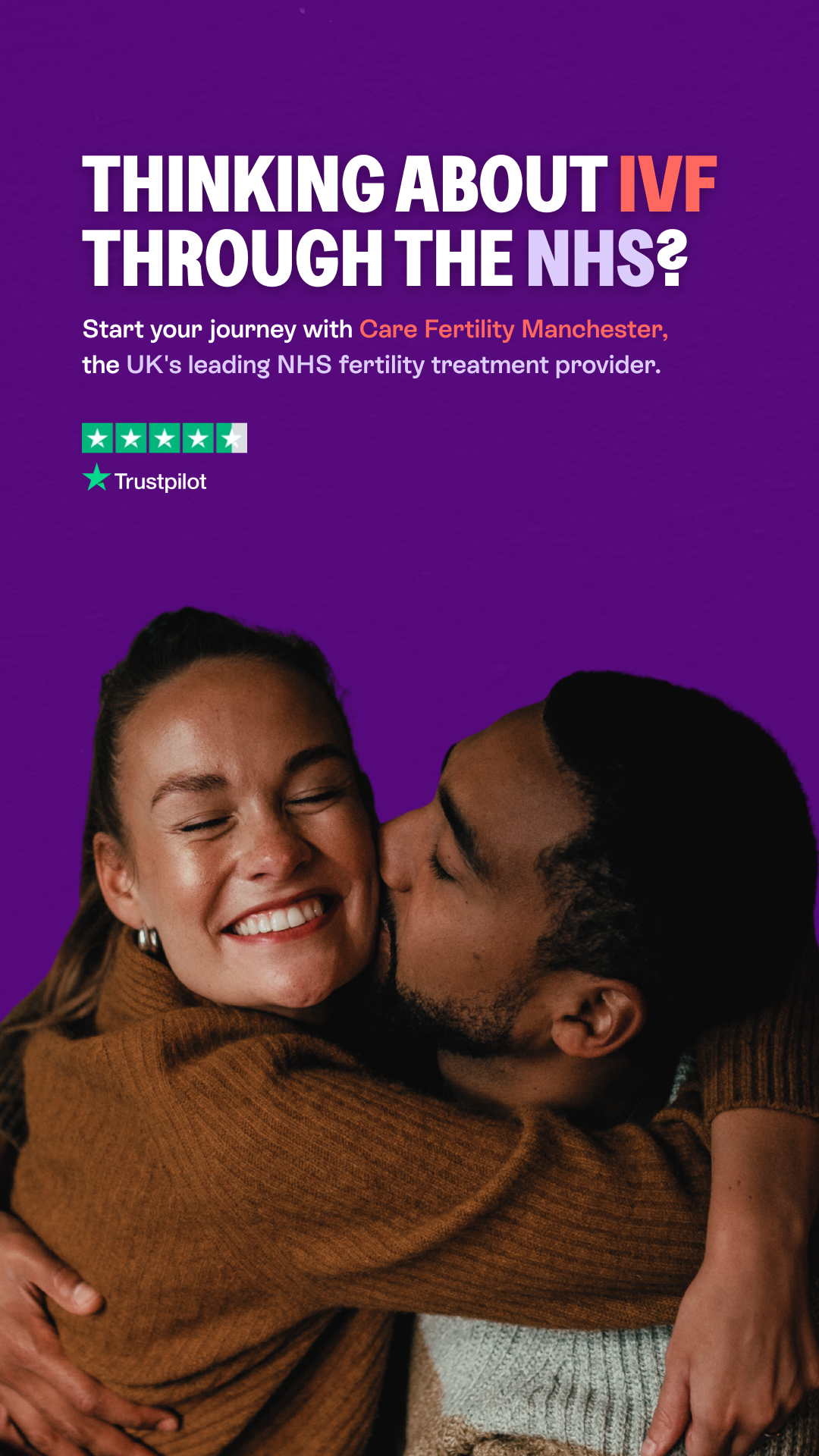Care Fertility Facebook ad